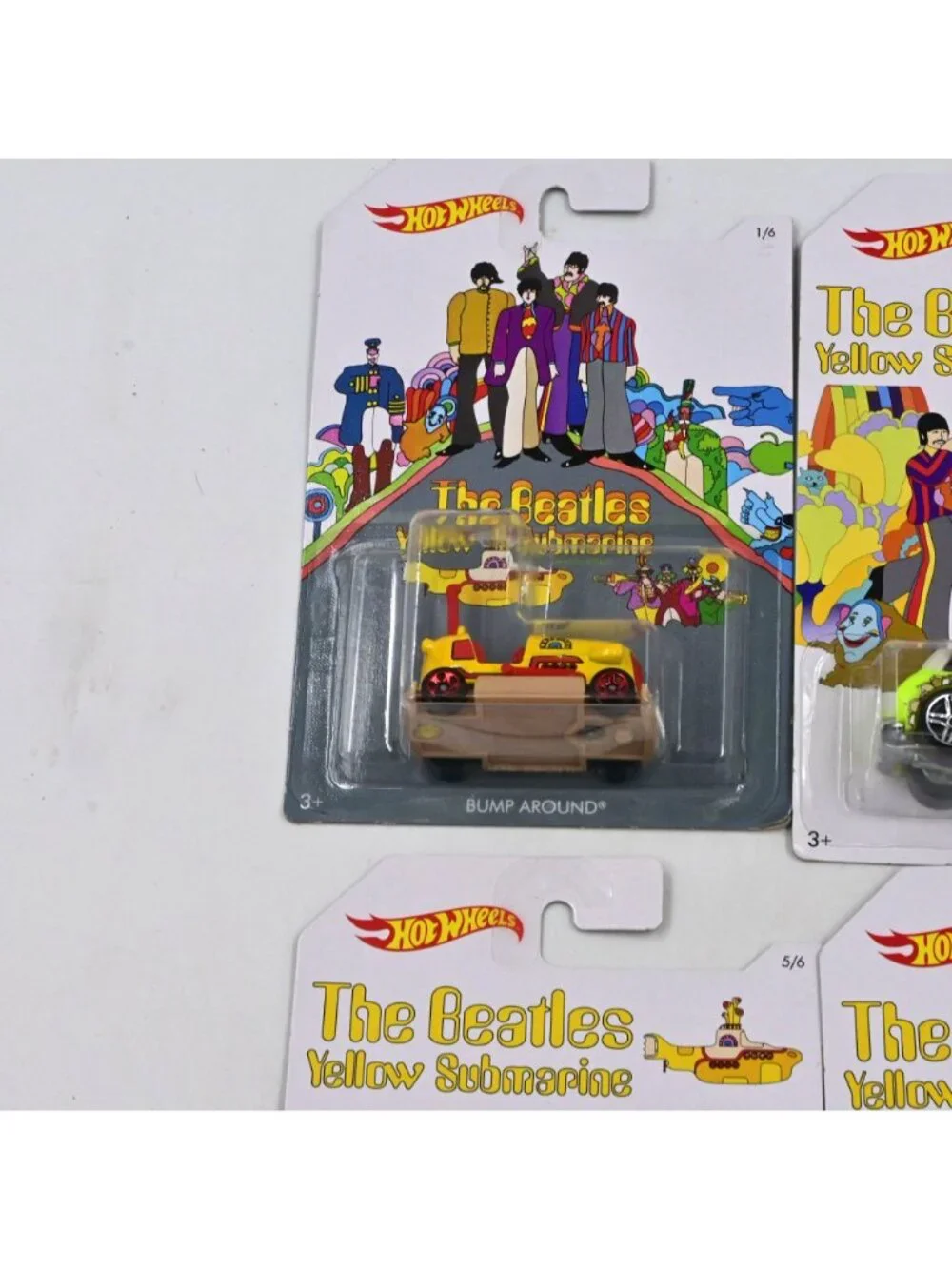 Hot Wheels The Beatles Complete Set Of 6 New In Package